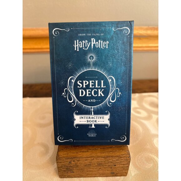 Harry Potter Spell Deck & Interactive Book Set Gift Collector Magic - Picture 1 of 8